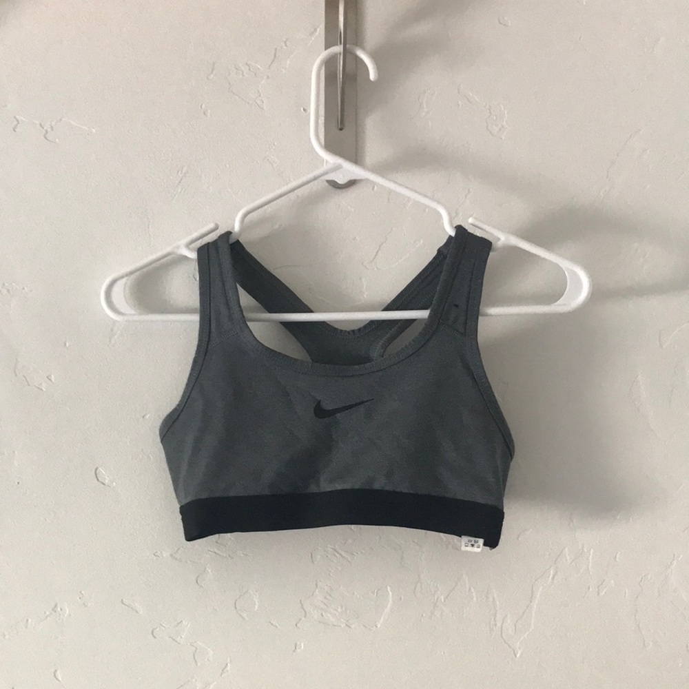SOLD- Gray Nike sports bra